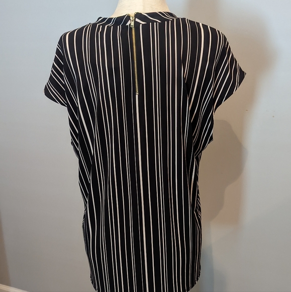 NWT Liz Claiborne Career Striped Blouse - Picture 3 of 5